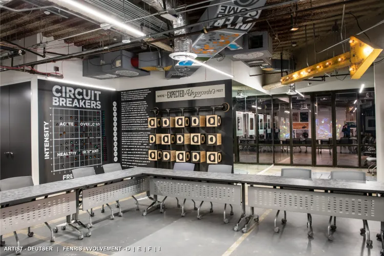 DCI. Artist: Deutser. Fenris involvement: Design, Engineering, Fabrication, Installation.