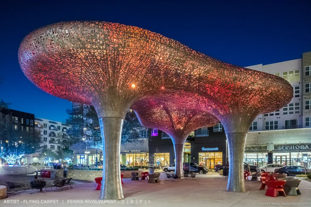 RHYS. Artist: Flying Carpet Creative. Fenris involvement: Design, Engineering, Fabrication, Installation.