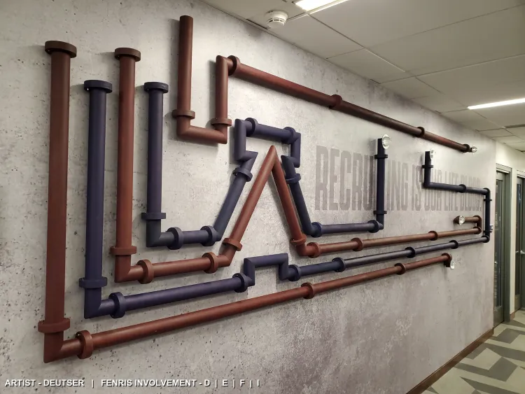 Life Blood. Artist: Deutser. Fenris involvement: Design, Engineering, Fabrication, Installation.
